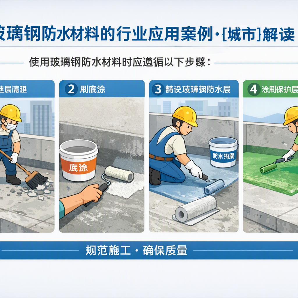 玻璃钢防水材料的行业应用案例,胡杨河解读