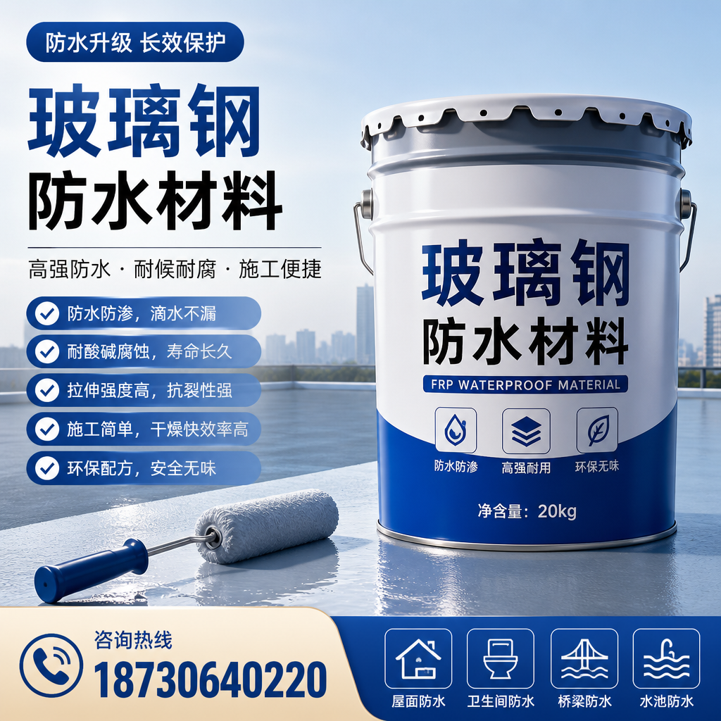 专家解析:玻璃钢防水材料的市场前景分析在 胡杨河