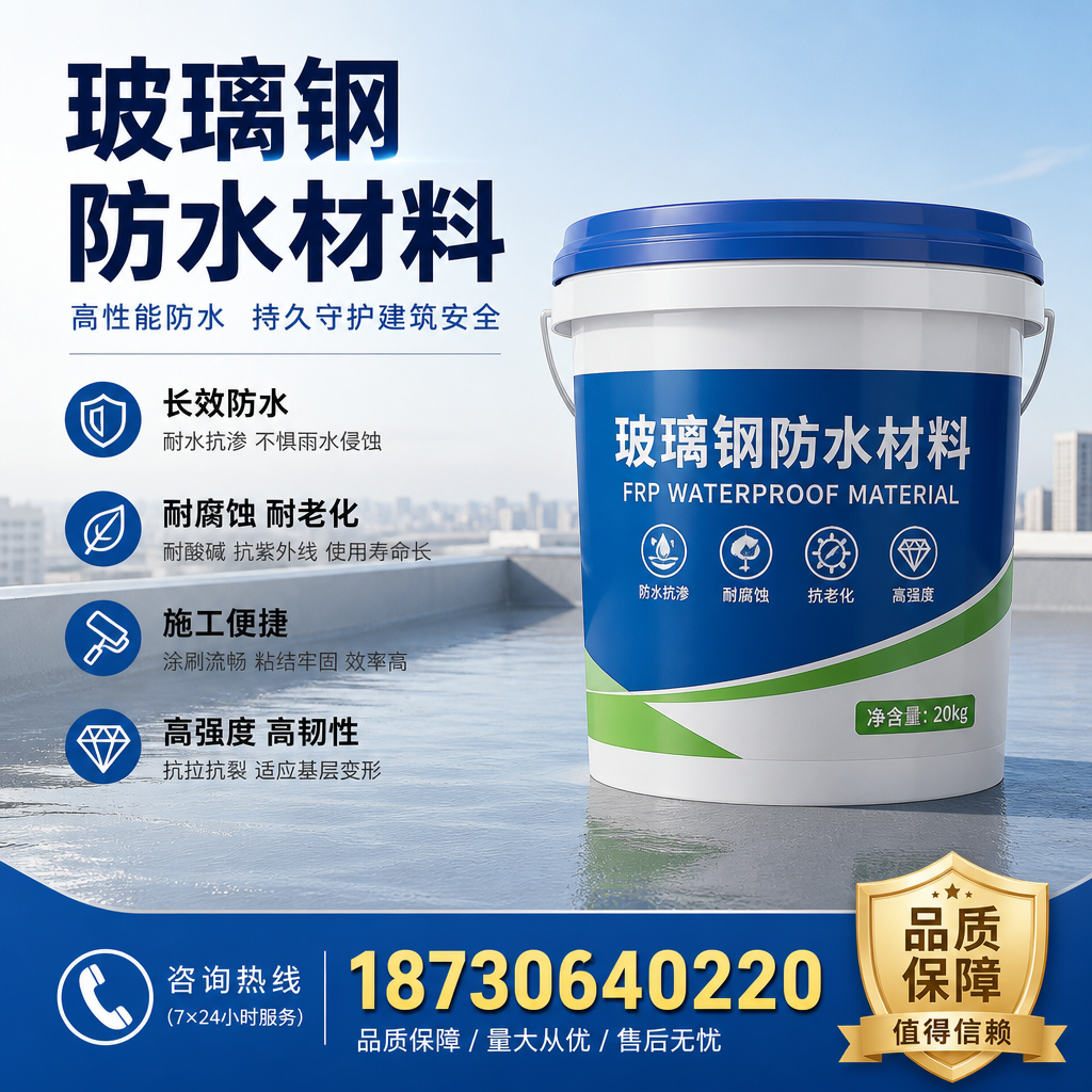 专家解析:玻璃钢防水材料的市场前景分析在 胡杨河
