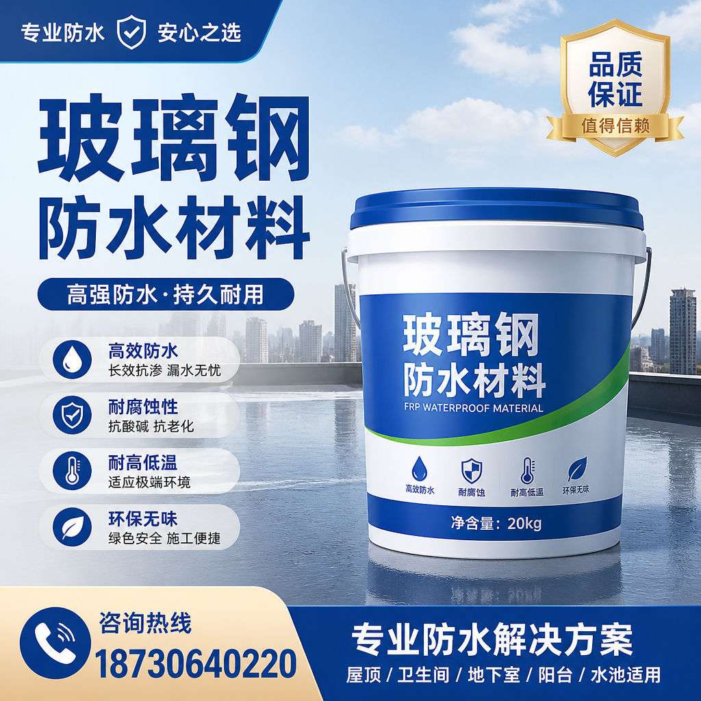 了解玻璃钢防水材料的市场趋势,胡杨河 企业不可不知